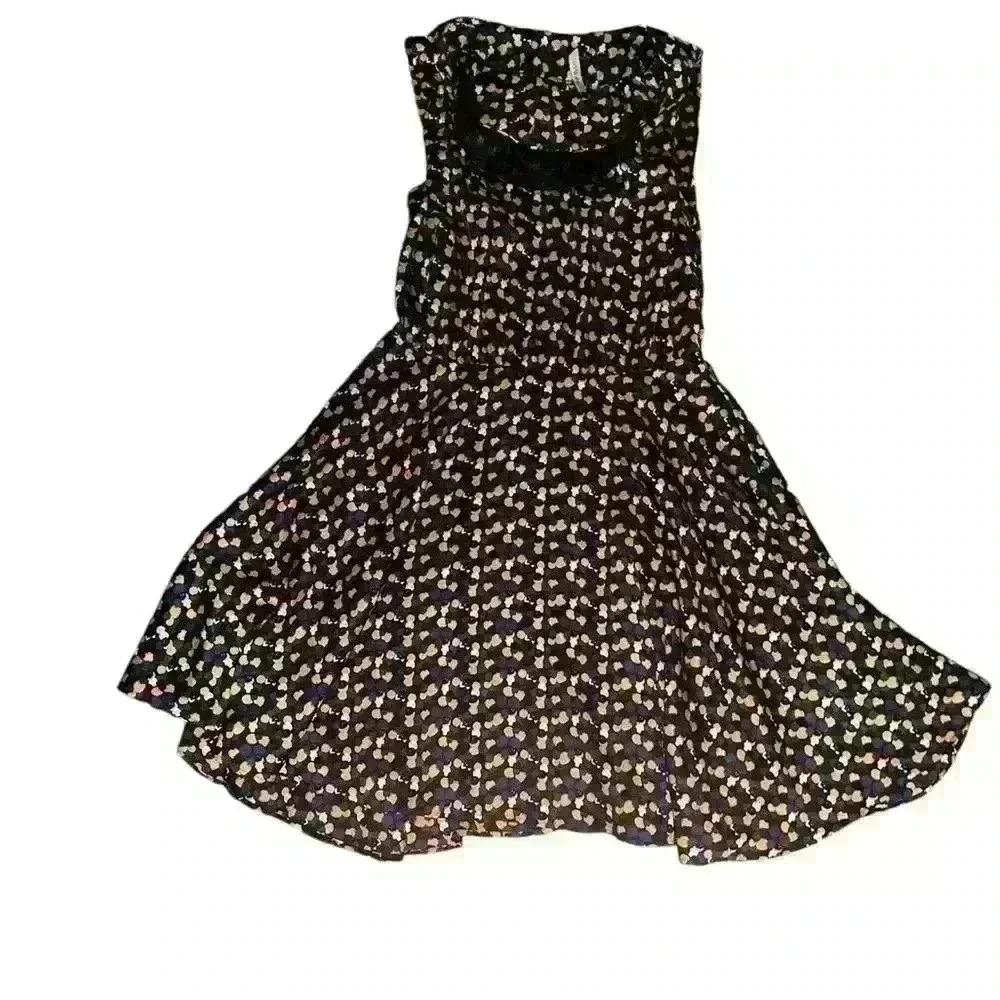 ANTHROPOLOGIE ARK & Co. Women’s Dress Sz M Sleeveless Split Neck Boho Bohemian